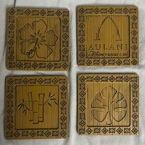 Disney Aulani Resort Coasters Set